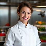 Portrait de Chef Élise Moreau, Cheffe Innovation chez Croissantdor